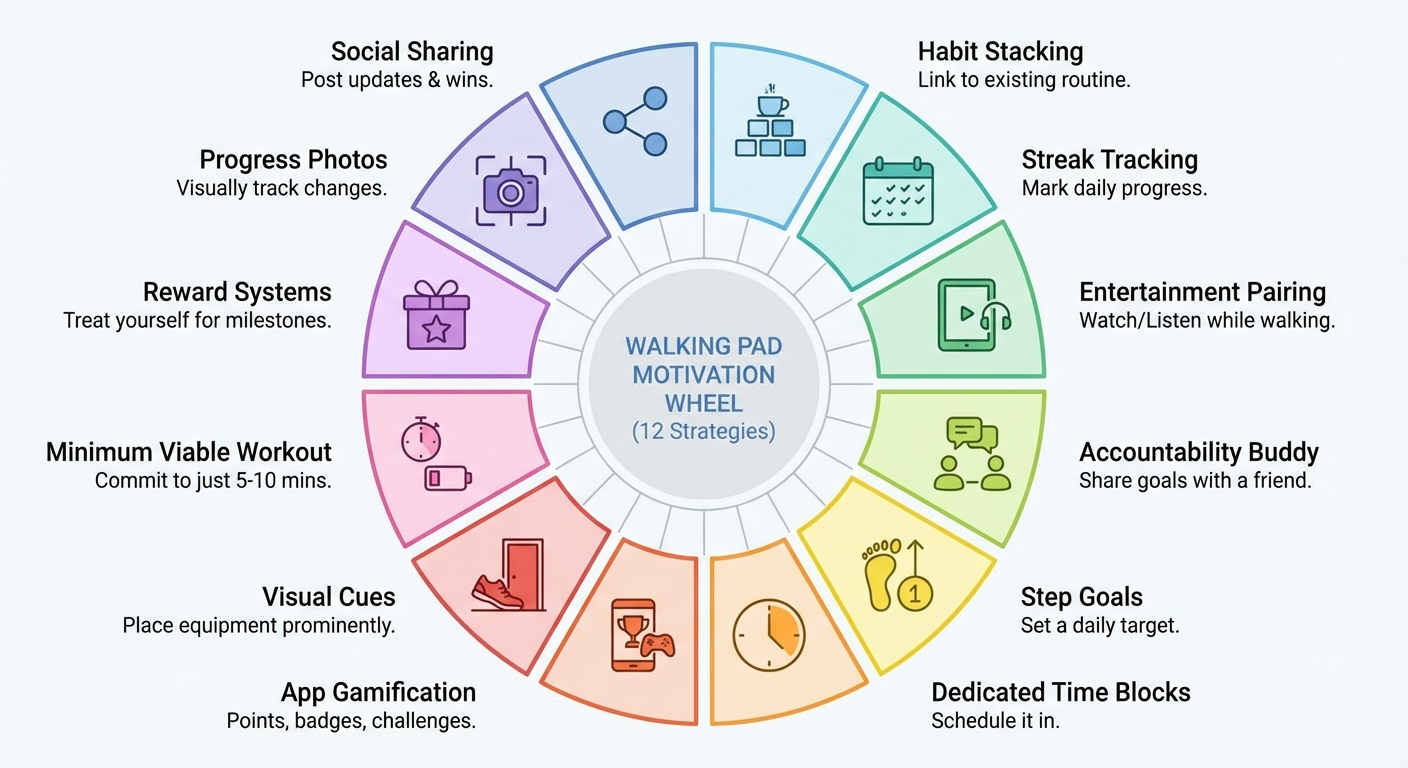 How to Stay Motivated Using a Walking Pad Daily
