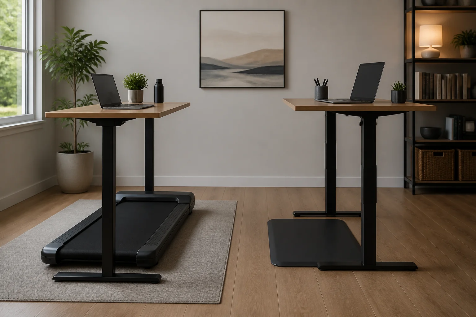 Walking pad equipment and setup illustrating Walking Pad vs Standing Desk: Which Is Better?